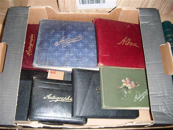 Box autograph albums